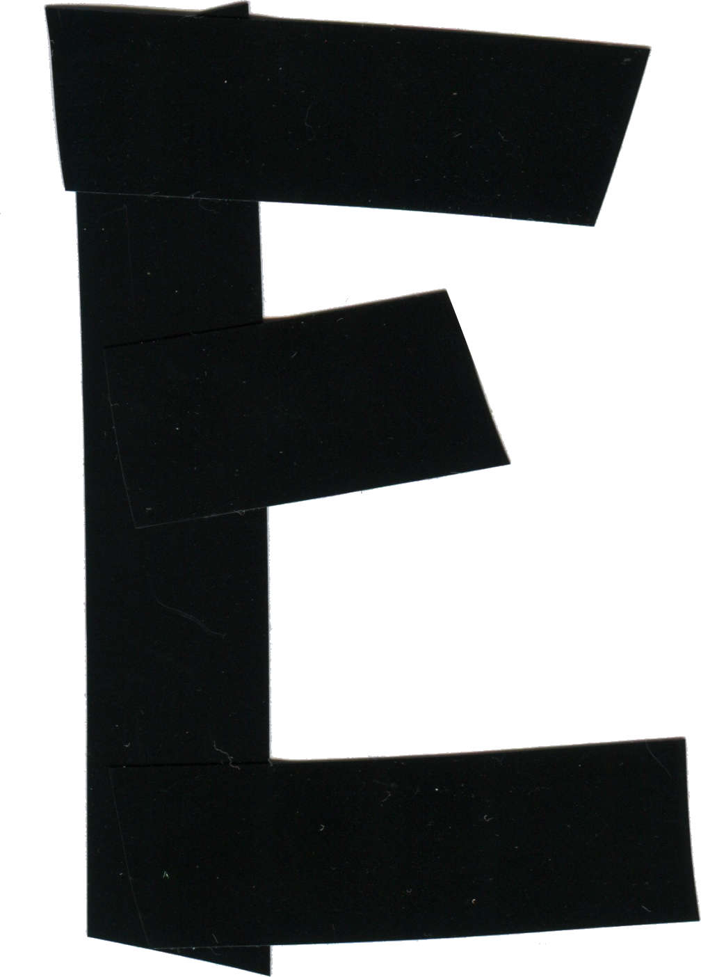 Duct Tape Alphabet E