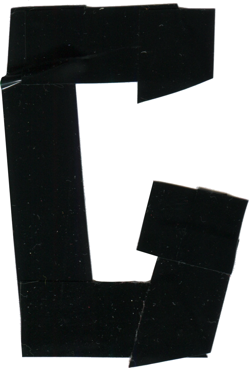 Duct Tape Alphabet G