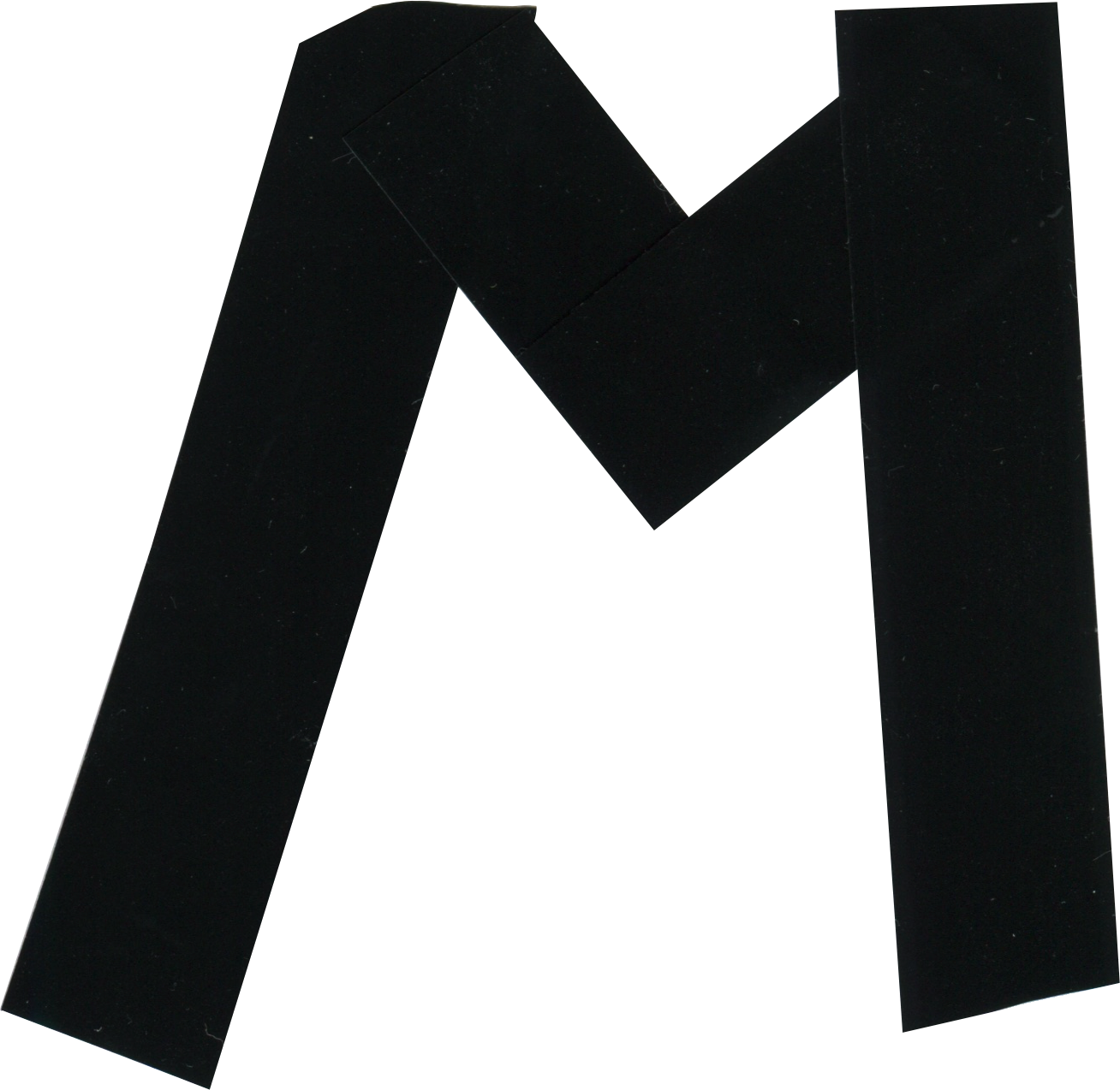 Duct Tape Alphabet M