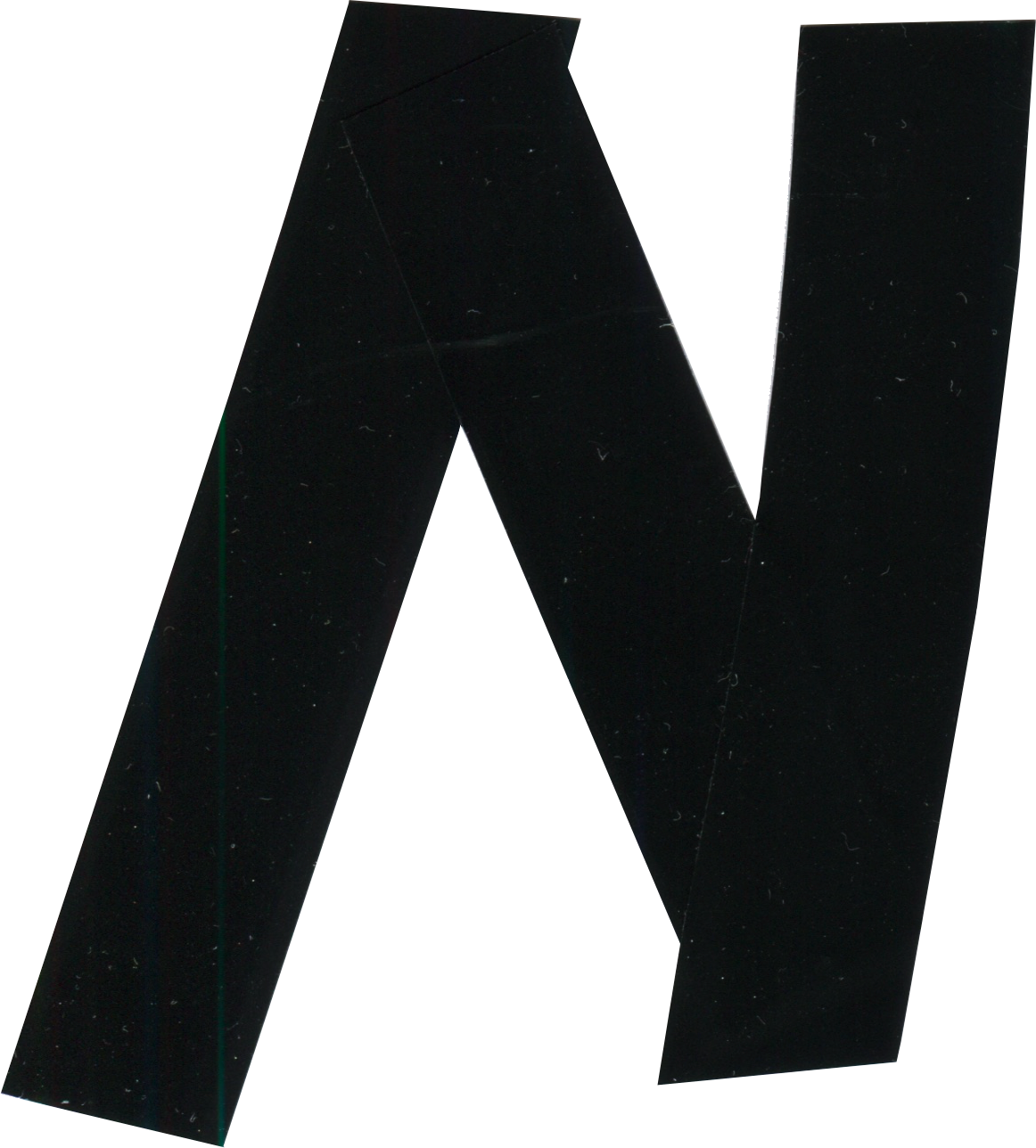 Duct Tape Alphabet N