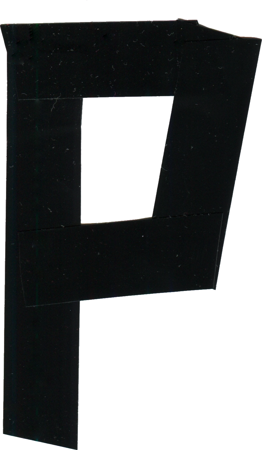 Duct Tape Alphabet P
