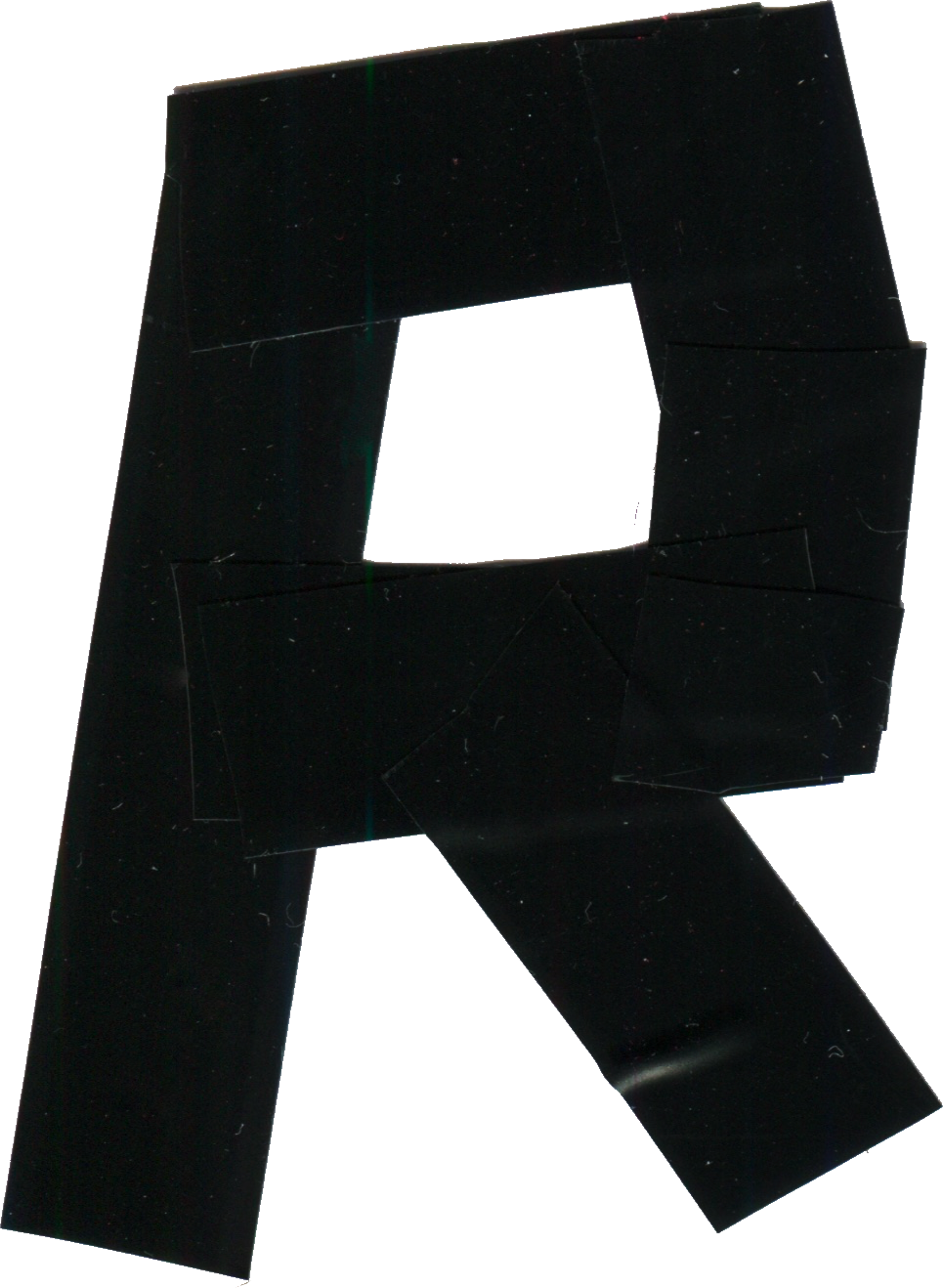 Duct Tape Alphabet R
