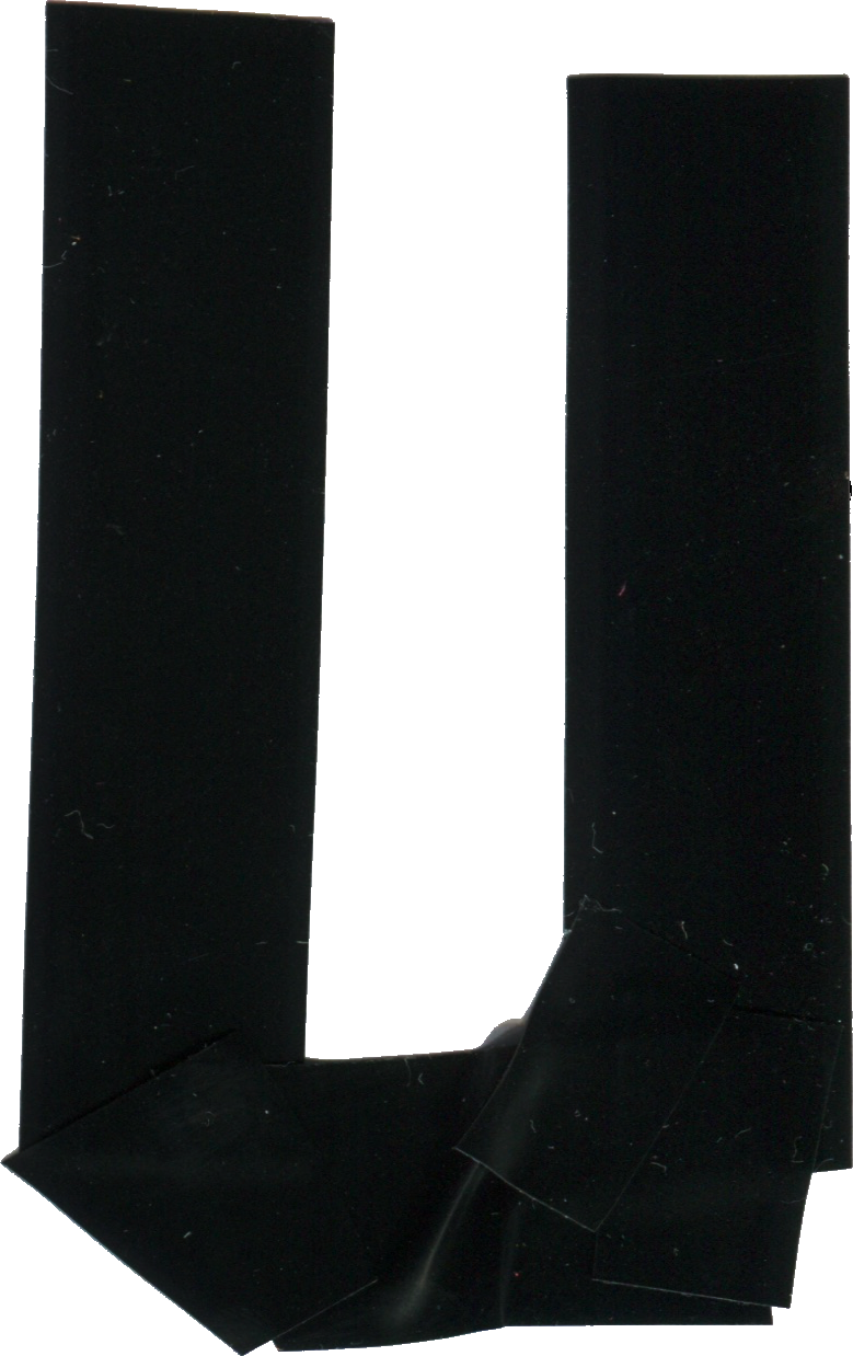 Duct Tape Alphabet U
