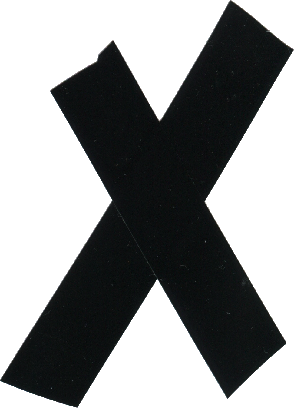 Duct Tape Alphabet X
